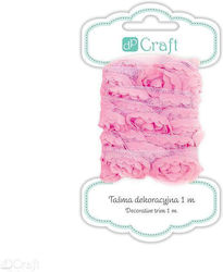 Dantelă Dpcraft 2cm x 1m Rosa