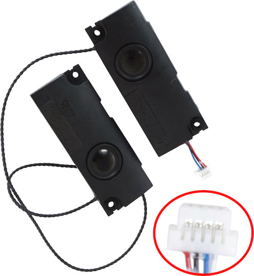 Speaker Set Ηχεία Ζευγάρι Laptop Asus Vivobook 15x X1503za M1503ia M1503qa X1503za-cb51-cb X1503za-l1211w X1503za-ma452ws X1503za-ma347ws A1503 A1503za 04072-04570100 Speakers Left+right Κωδ.1-spkr336