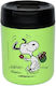 QuyCup Snoopy Thermosflasche 350ml Grüne
