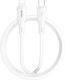 BWOO USB-C to Lightning Cable 27W White 1m