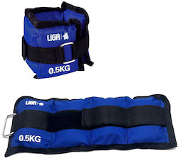 Liga Sport Wrist & Ankle Weights 2 x 0.5kg