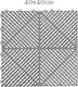 Gym Floor Puzzle Mat Gray 40x40cm