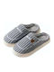 Men's Slippers with Fur Gray