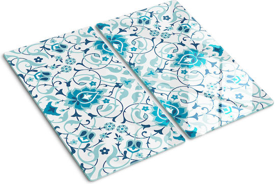 Suprafață De Tăiat Protecție Sticlă Călită Model Arabic 2x30x52 Cm Suprafață De Tăiat Protecție Sticlă Călită Model Arabic 2x30x52 Cm