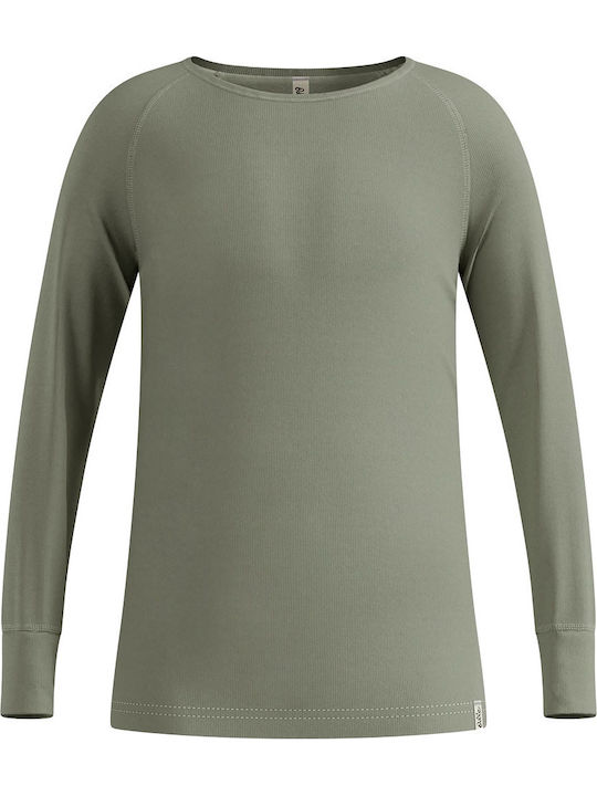 Odlo Active Warm Kids Thermal Top Khaki