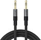 Acefast 3.5mm Jack Cable 3.5mm Male - 3.5mm Male Black 1m