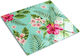 Robustes Dekoratives Glas-Schneidebrett Küchen Hawaii Blumen 60x52 cm