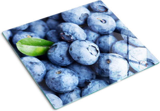 Schutzplatte Für Küchenarbeitsplatte Sicherheit Geschliffenes Glas Blaue 60x52 cm