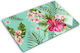 Robustes Dekoratives Glas-Schneidebrett Küchen Hawaii Blumen 80x52 cm
