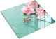 Decorative Protective Glass Kitchen Counter Board Orchid 60x52 Cm