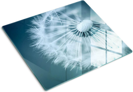 Glass Kitchen Board Protection Decoration Taraxacum 60x52 Cm