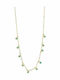 Akzent Necklace from Gold Plated Silver with Zircon
