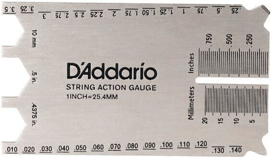 D'addario Pw-shg-01 String Height Gauge Instrument Measurement Tool