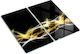 Placă Protecție Blat Bucătărie Sticlă Călită Îndepărtare Lumină 2x30x52 Cm