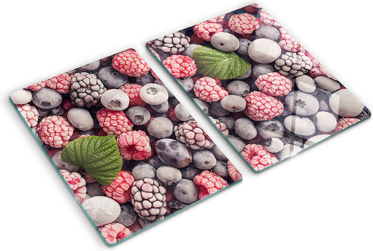Glas Schneidebretter Design Gefrorene Beeren Des Waldes 2x40x52 cm