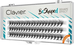 Clavier Beshaped Копринени Снопчета Мигли Извивка B 10d 12mm