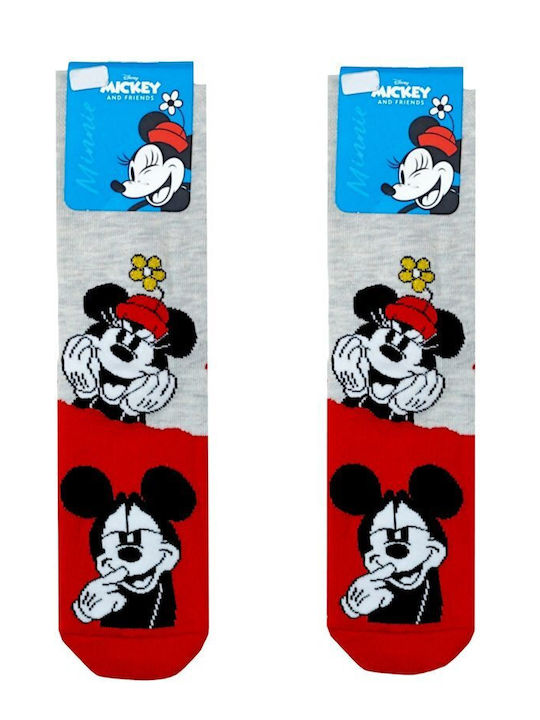 Disney Παιδικές Κάλτσες Minnie Κοκκινο