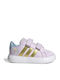 Grand Court Παιδικά Sneakers με Σκρατς Μωβ
