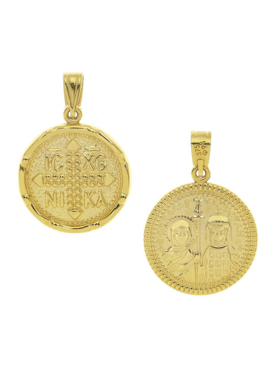 Senzio Belibasakis Charm Talisman Constantin Din Aur 9K