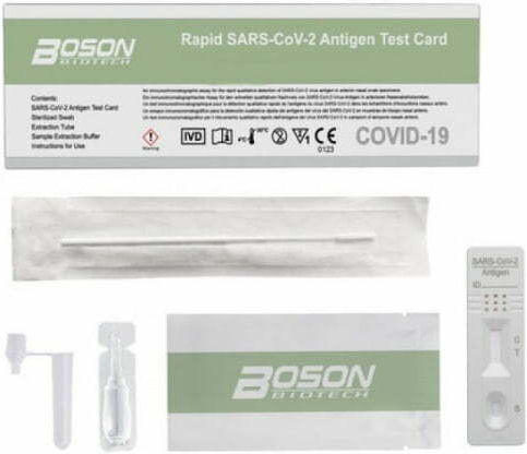 Boson Rapid SARS-CoV-2 Antigen Test 5Stück Selbsttest Covid Antigene