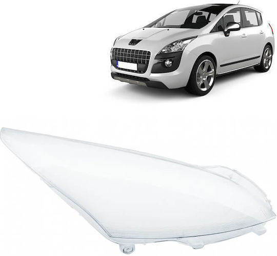 Headlight Crystal Right Peugeot 3008 09-13 1 Piece