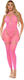 Pink Lipstick Take You There Bodystocking Fuchsia
