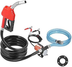 Pompă Electrică de Transfer Combustibil Fontă 12 V Alimentare DC 30 L Min Adâncime Maximă 2.14 m Înălțime Maximă 9 m 124 W