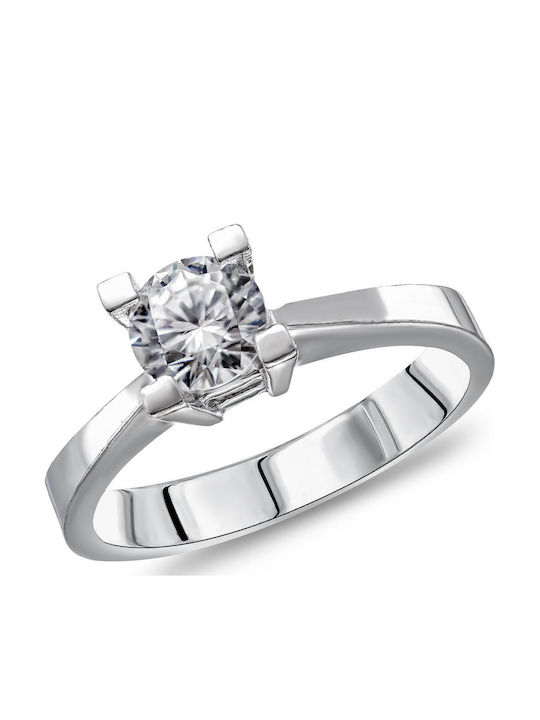 Kiriakos Gofas Einzelstein aus Weißgold 14K