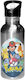 Kinder Trinkflasche Pokemon 600ml Silber