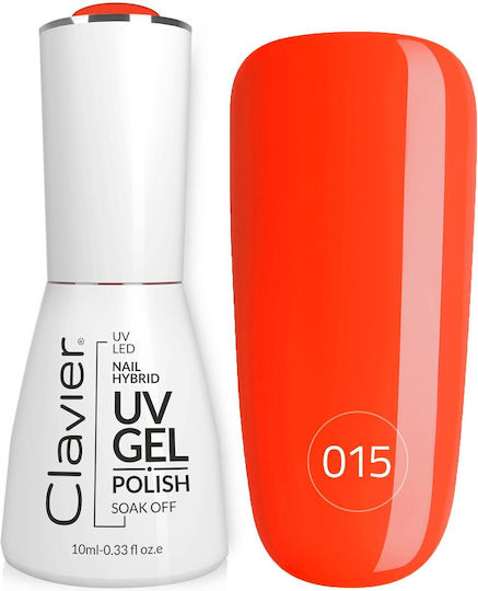 Clavier Semipermanent Lac de Unghii 015 Omg Orange 8ml 1buc