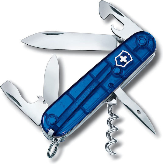 Victorinox Spartan Schweizer Armee-Messer Schlüsselanhänger Blau