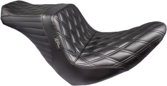Le Pera Double Driver Passenger Motorcycle Saddle Harley-davidson 18-20 Softail Fxlr Low Rider 20-21 Fxlrs Low Rider S 114 22-24 Fxlrs Low Rider S 117 22-24 Fxlrst Low Rider St 117 18-24 Flsb Sport Glide 107 Lepera Tailwhip 2-up Seat Up Front Double Diamond