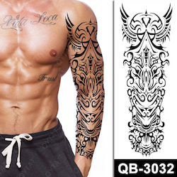 Temporary Tattoo Sleeve Qb-3032 Temporary Tattoo Sleeve Qb-3032
