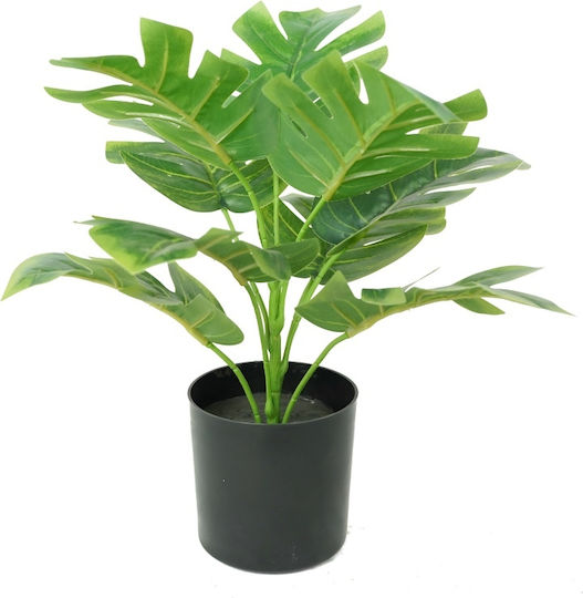 Artificial Decorative Plant Monstera Height 35cm 1 Piece