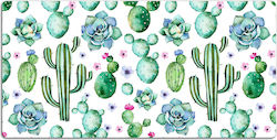 Vinyl Desk Pad Pattern Protective Function Cact...