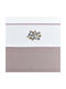 Meyco Vintage Flower Baby Sheet Crib Cotton Lilac 150x100cm