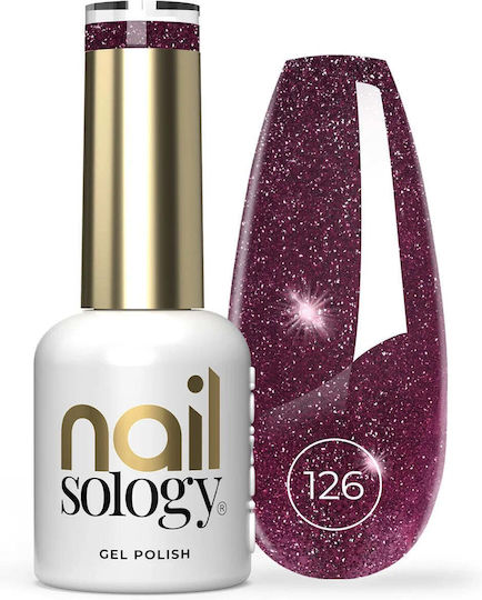 Clavier Semipermanent Lac de Unghii 126 cu Glitter 8ml 1buc