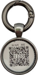 Bailu Qr4pets Μενταγιόν Qr Code Grey