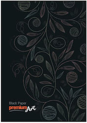 A&G Paper Sketch Pad Black Paper A4 20 Sheets 3...