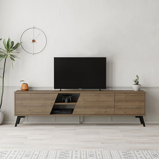 TV Stand Fiona Light Walnut L180xD35.6xH48cm