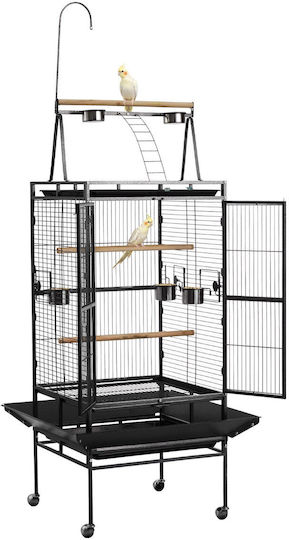 Vevor Vogelkäfig 83x79x210cm. Schwarz