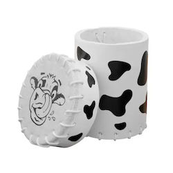 Q-workshop Cow Leather Dice Cup