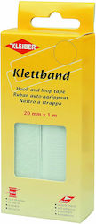 Kleiber Klettband Weiß 2x100cm.