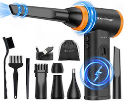 K&F Concept Σκουπάκι Αυτοκινήτου με Ισχύ 10W Επαναφορτιζόμενο 12V