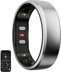 RingConn Gen 2 Smart Ring 20.7mm with Heart Rate Monitor Silver