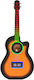 The Source Guitar Ηχείο Bluetooth με Ραδιόφωνο Καφέ