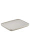 Leone Plastic Rectangular Serving Tray in Beige Color 32.5cm T8808.Y 1pcs