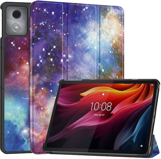 Tri-fold Βάση Στήριξης Flip Cover Πολύχρωμη (Lenovo Tab K11 Plus)