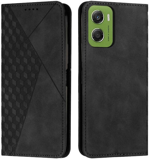 Cubic Grid Book Black (Motorola Moto G06 4G)