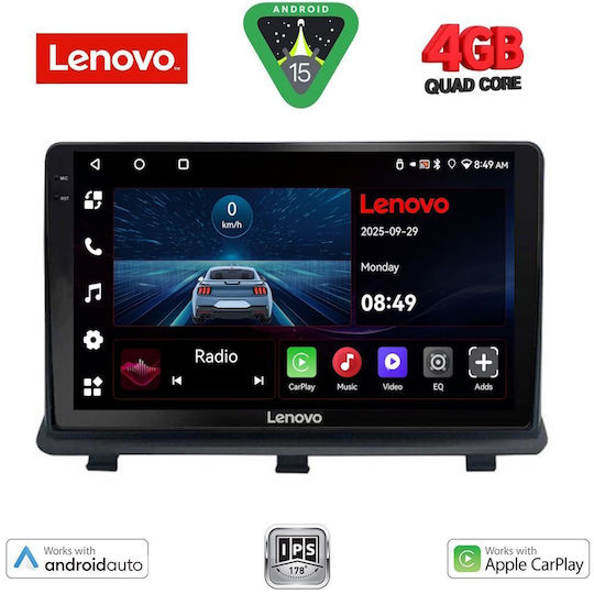 Lenovo Ηχοσύστημα Αυτοκινήτου για Opel Antara 2006-2016 (Bluetooth/USB/WiFi/GPS/Apple-Carplay/Android-Auto) με Οθόνη Αφής 9"